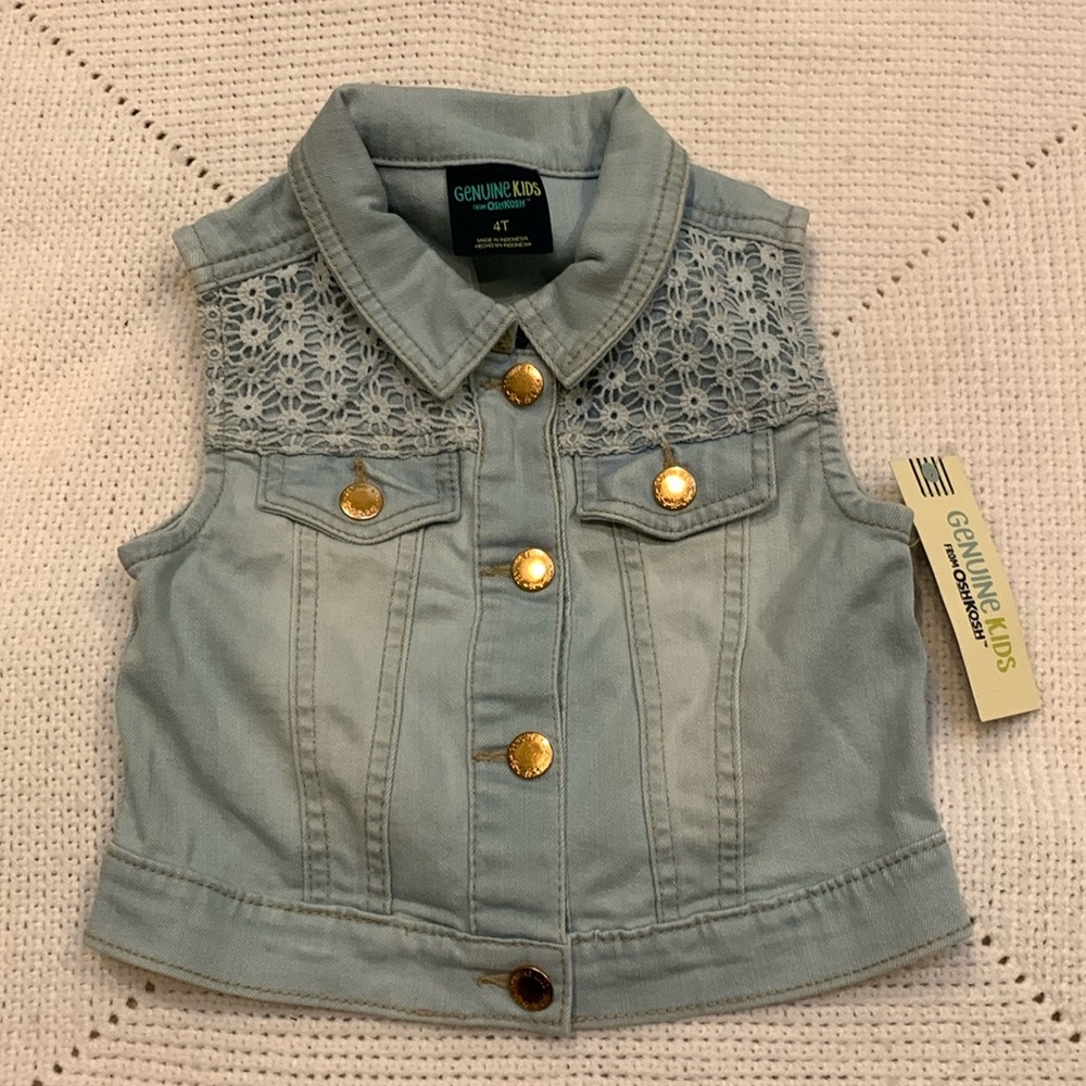 Genuine kids from Oshkosh Jean vest